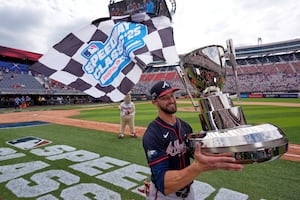 The Braves take the MLB Speedway Classic at Bristol after rain suspension