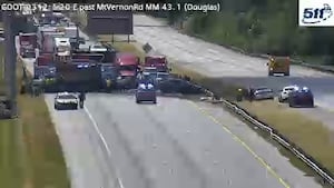 I-20 eastbound shut down for crash blocking all lanes
