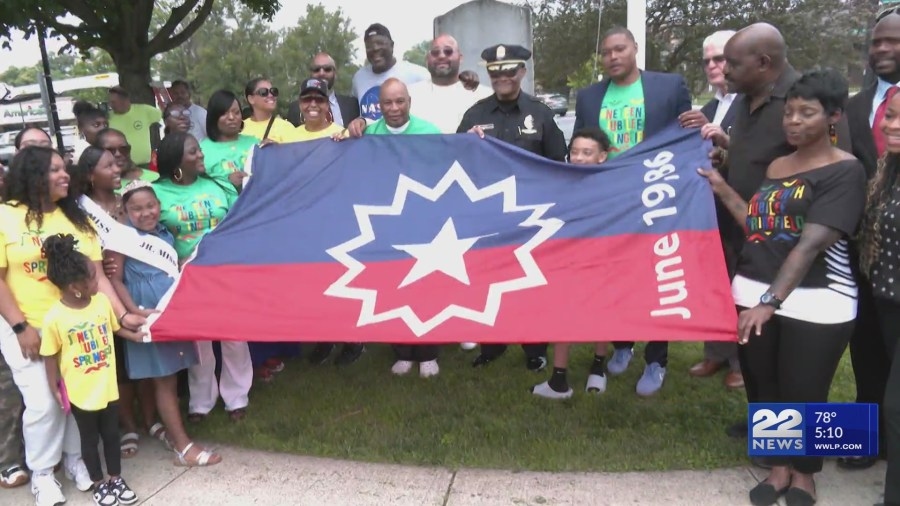 Springfield Juneteenth Jubilee Committee hosts annual flag raising ceremony