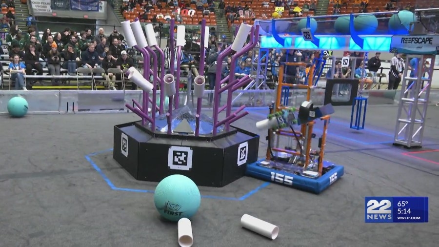 Students in New England compete in robotics championship at Eastern States Exposition in West Springfield