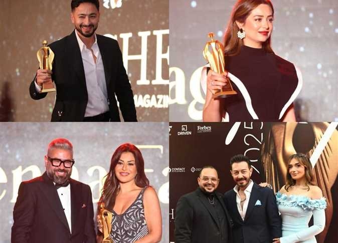 تكريم صناع «سيد الناس» و«المداح» في جوائز الدورة السابعة لمجلة نيش البريطانية (صور)