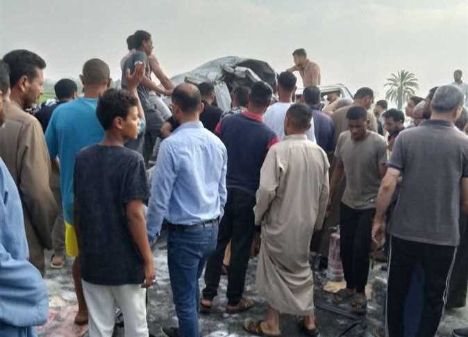 بالأسماء.. مصرع 19 وإصابة 3 «من قرية واحدة» في حادث تصادم الطريق الإقليمي بالمنوفية