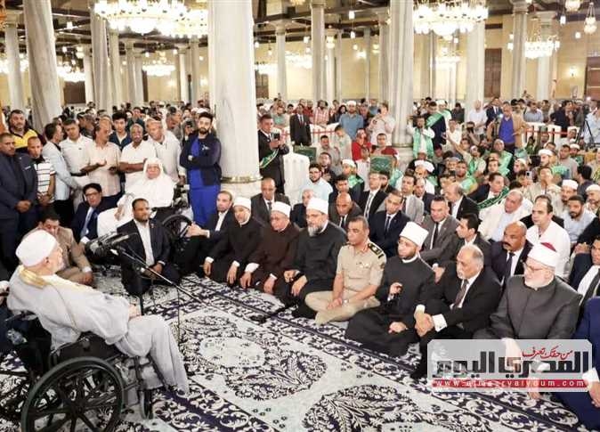 الطرق الصوفية تحتفل بالعام الهجرى الجديد فى مسجد الحسين