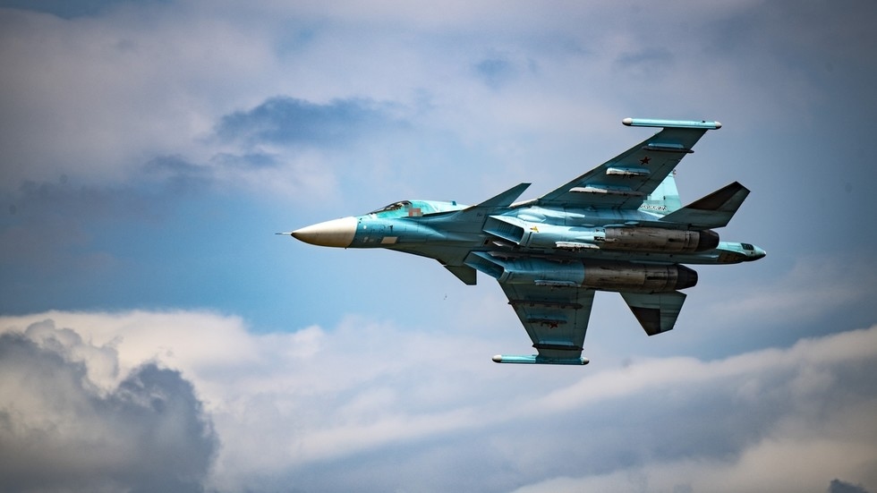 Russian warplane crashes during training