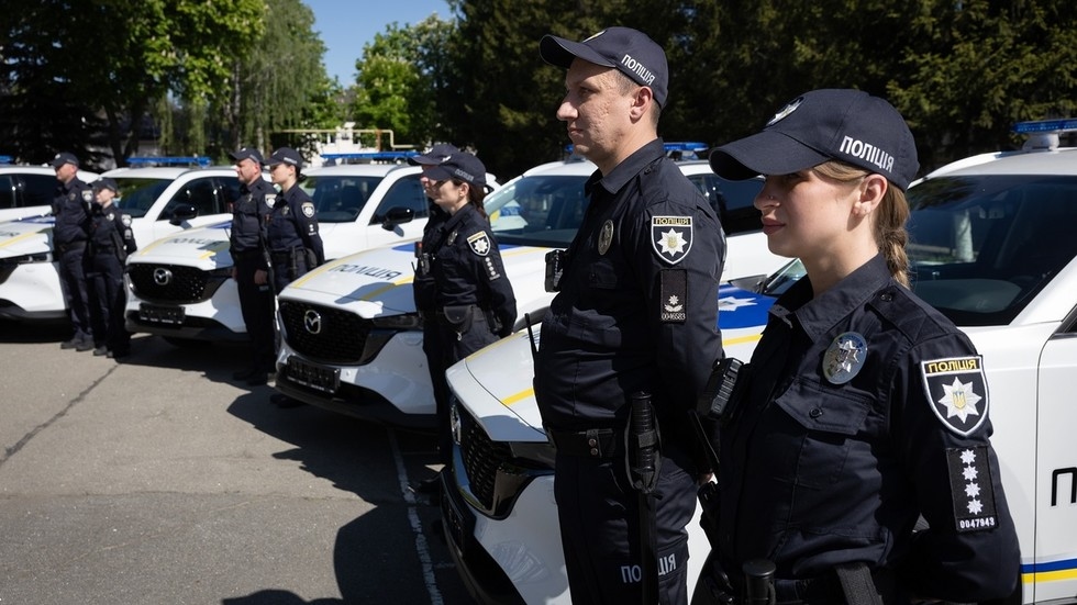 Ukrainian man taken to draft office after biting cop