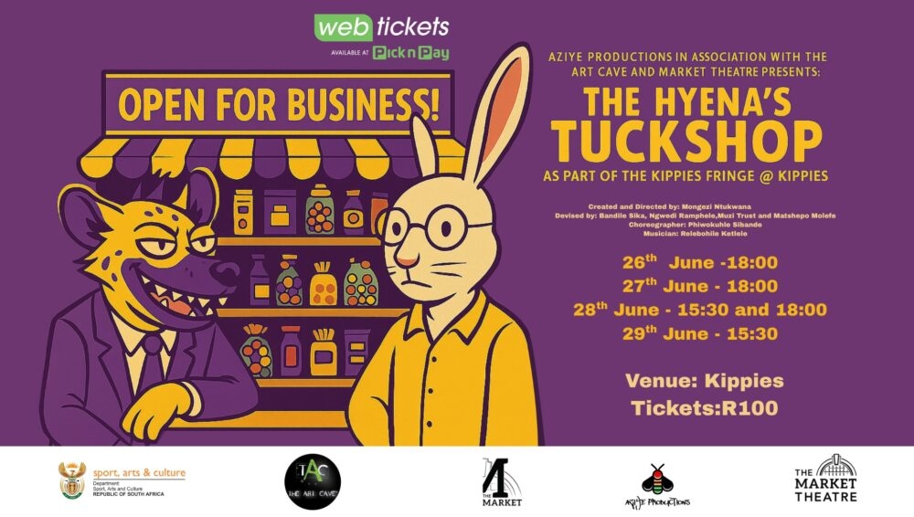 Diary: Mikhaela Faye releases Gaslighter,  Basha Uhuru Freedom Festival kicks off in June and award winning play The Hyena's Tuckshop at The Market Theatre