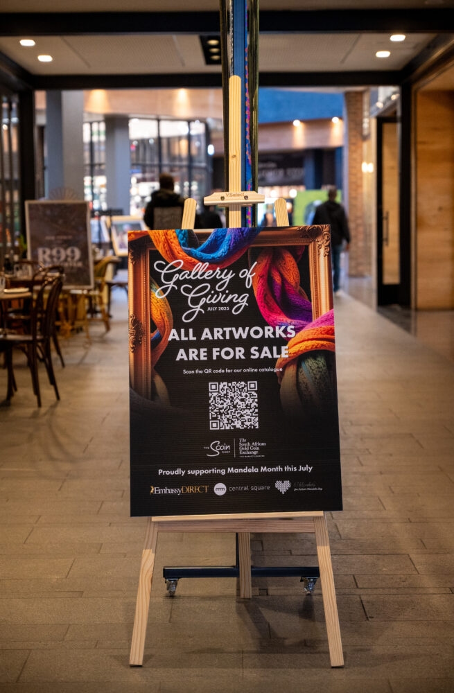 Menlyn Maine launches Gallery of Giving for Mandela month