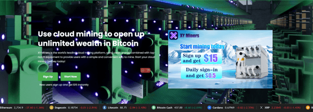 XY Miners launches next generation cloud mining platform, real-time Bitcoin mining, secure and compliant crypto income