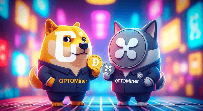 OPTO Miner launches mobile cloud mining app: supports BTC, DOGE, XRP settlement , and realizes digital passive income in multiple ways