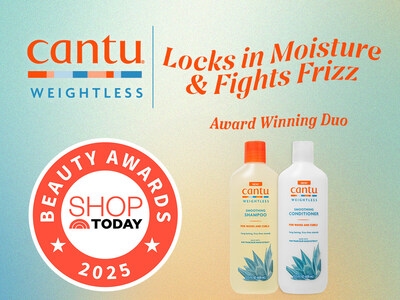 Cantu Celebrates Dual Recognition as 2025 Shop TODAY Beauty Award Winner
