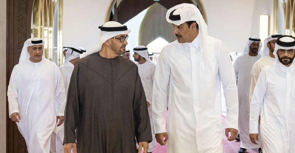 UAE President arrives in Qatar on fraternal visit