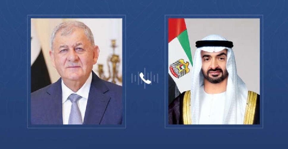 UAE, Iraqi Presidents discuss regional security