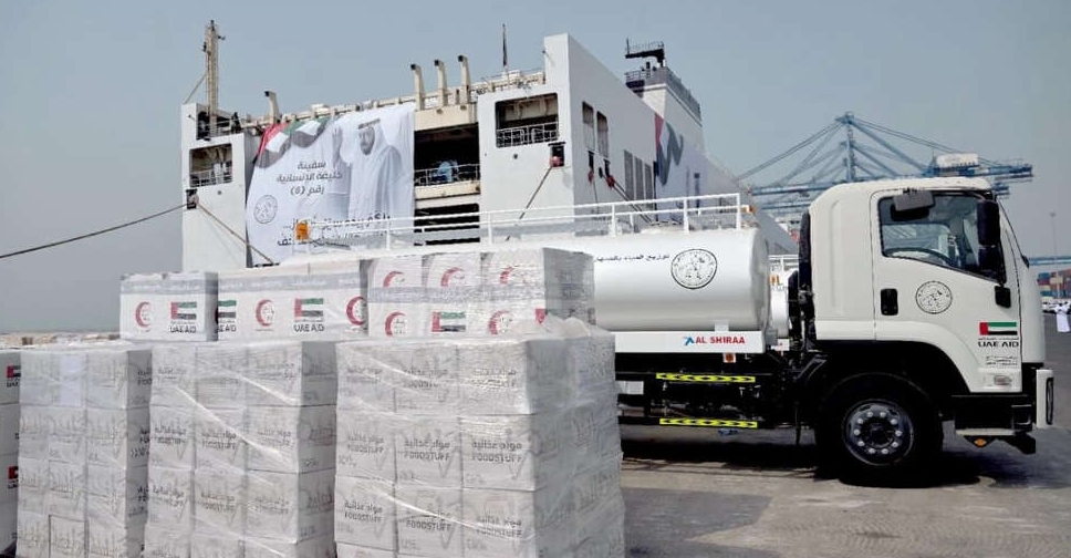 UAE aid ship 'Khalifa' departs with over 7,000 tonnes for Gaza