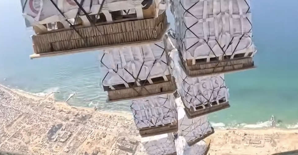 UAE conducts 54th Gaza airdrop in joint mission with Jordan