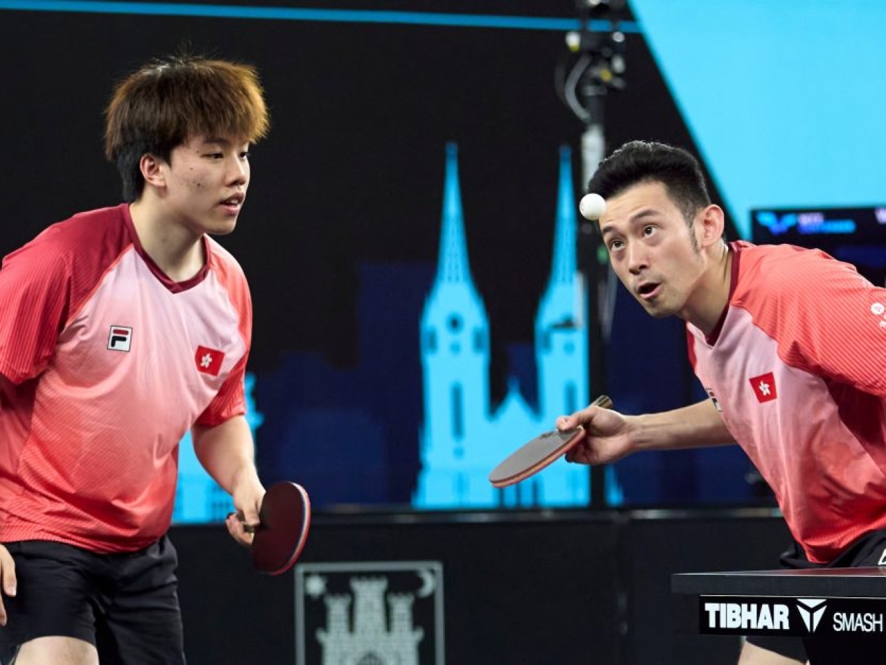 Paddlers Wong, Chan win first men's doubles title