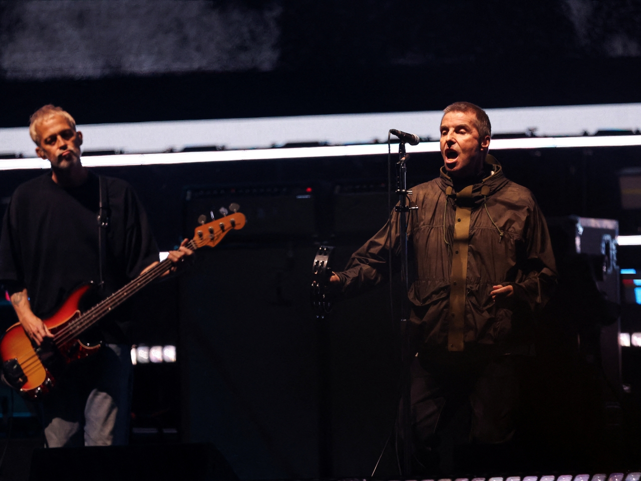 British rock band Oasis start comeback tour in Cardiff
