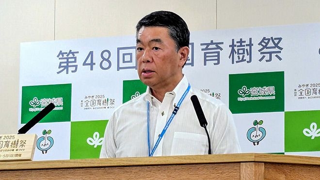 Miyagi governor says Japan should not reject foreigners