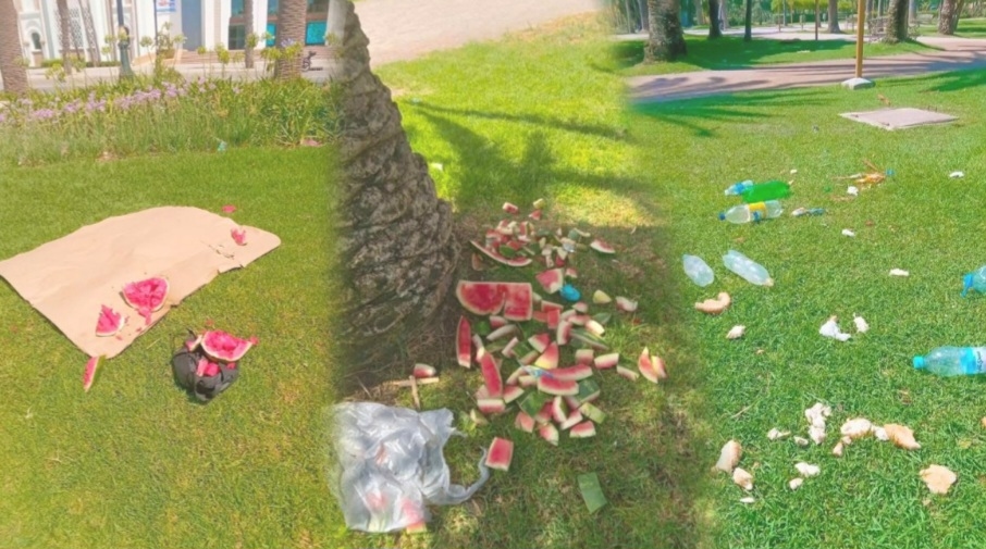 هركاوة يعيثون فساداً في حدائق طنجة