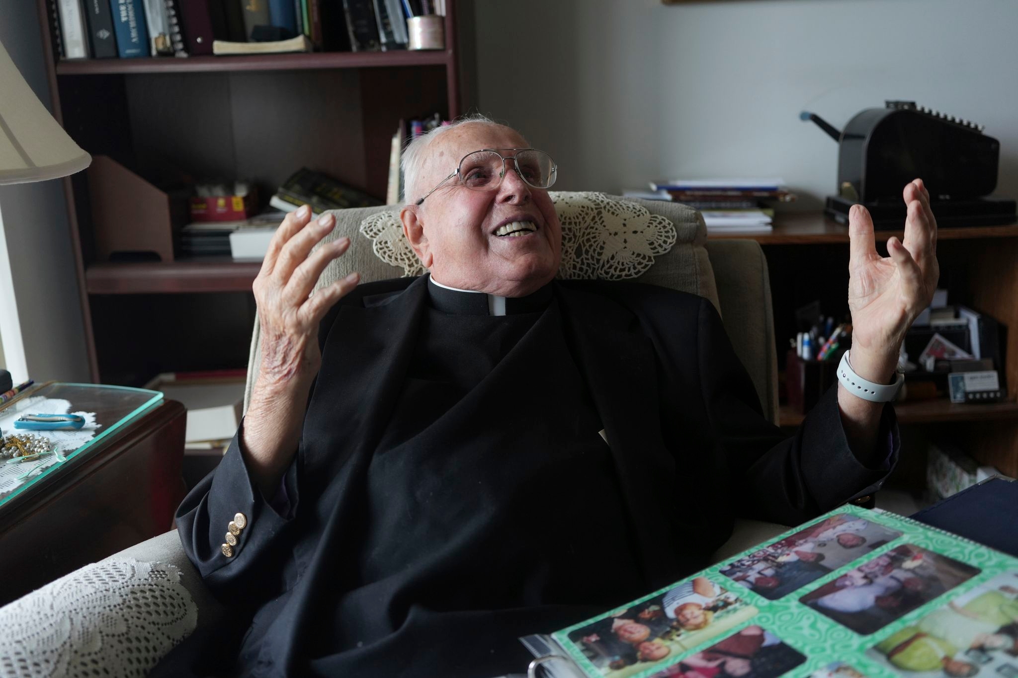 At 100, this globetrotting Catholic priest still bakes pies, enjoys opera and performs daily Mass
