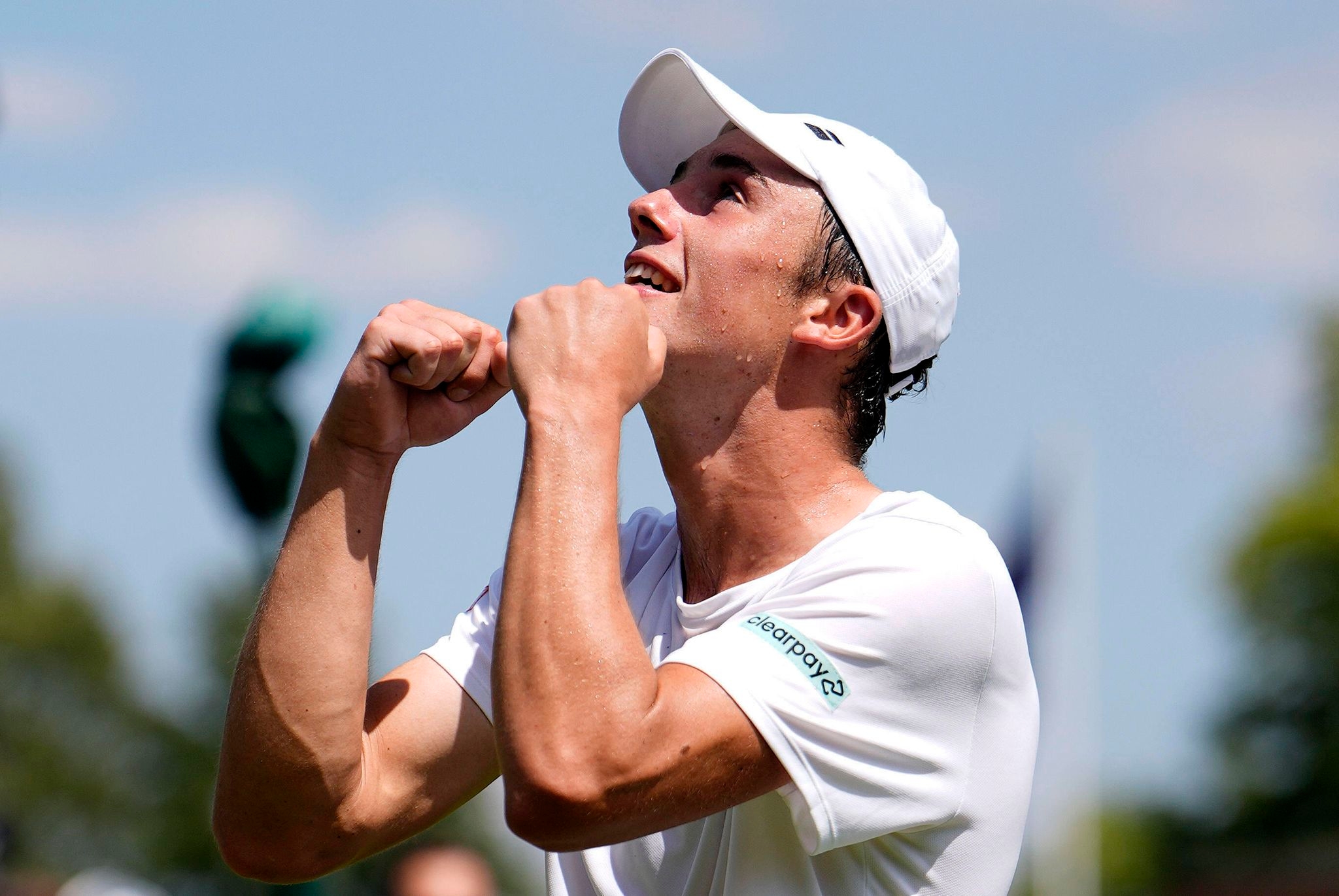 College star Oliver Tarvet wins in Slam debut at Wimbledon and could face Alcaraz next