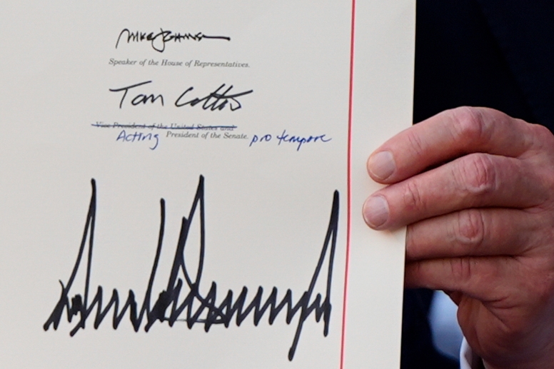 Trump branded, browbeat and prevailed. But his big bill may come at a political cost