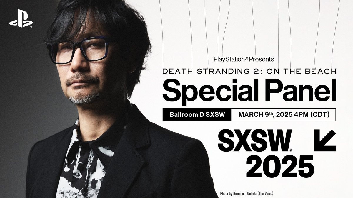小島秀夫將在3月SXSW 2025公開《死亡擱淺2》新消息！同步設立小島工作室快閃店