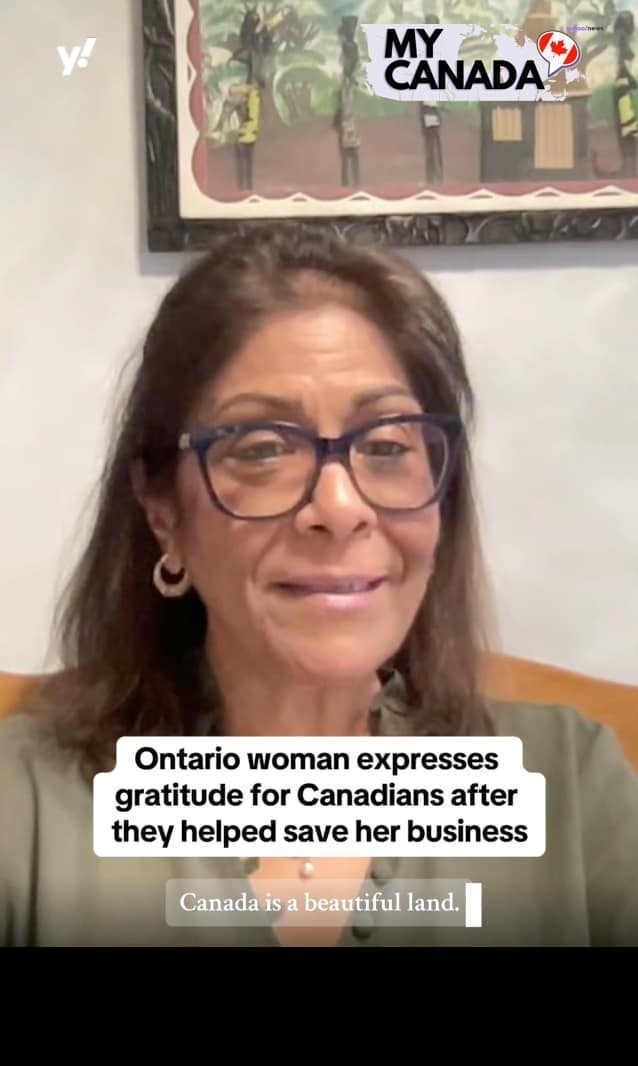 Ontario woman expresses love for Canadians after they helped save her small business