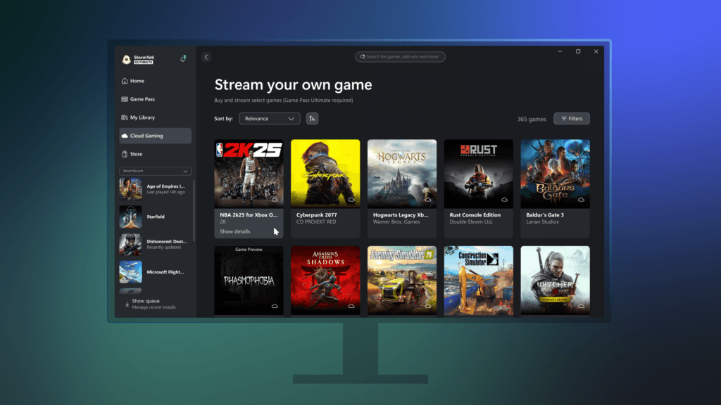 Xbox's 'Stream your own game' feature now extends to PC