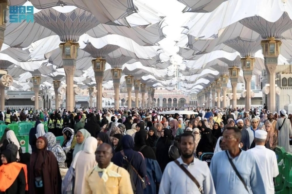 Prophet&#039;s Mosque hosts over 12 million worshippers in 2 weeks