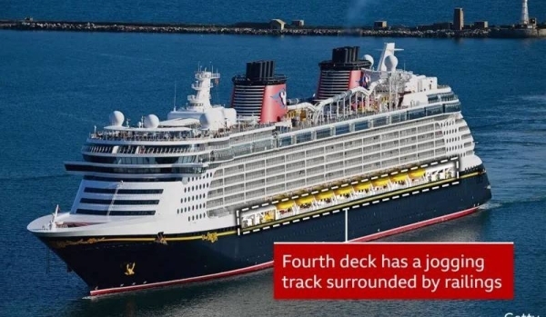 Father jumps off Disney cruise ship to save daughter who fell overboard