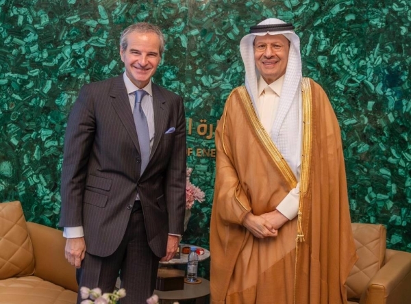 Energy minister, IAEA chief discuss Saudi nuclear energy program progress