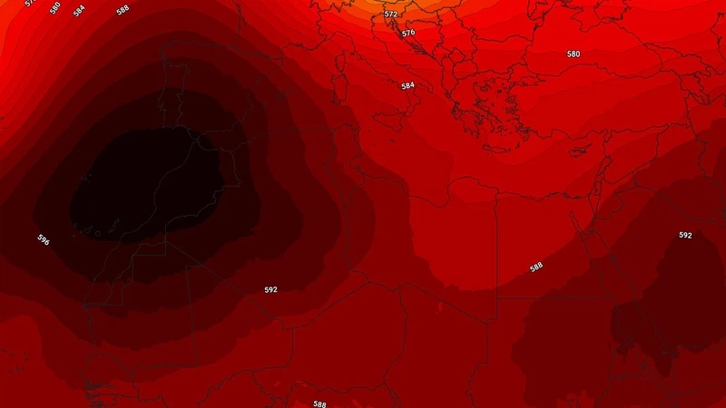 اشتداد القبة الحرارية على المغرب العربي ما تأثير ذلك على بلاد الشام؟