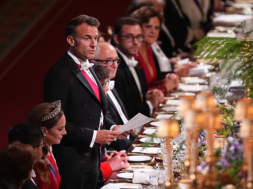 France and Britain will ‘save Europe,' Macron says as he starts U.K. state visit