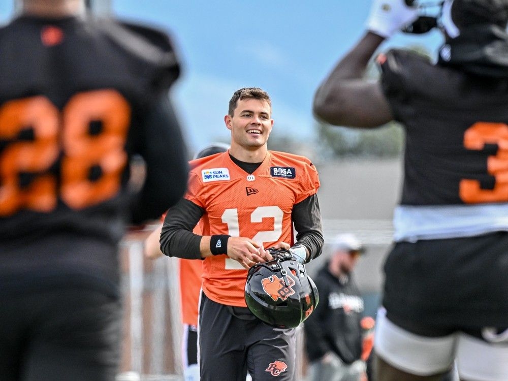 B.C. Lions get their QB back, with Nathan Rourke set to start Saturday