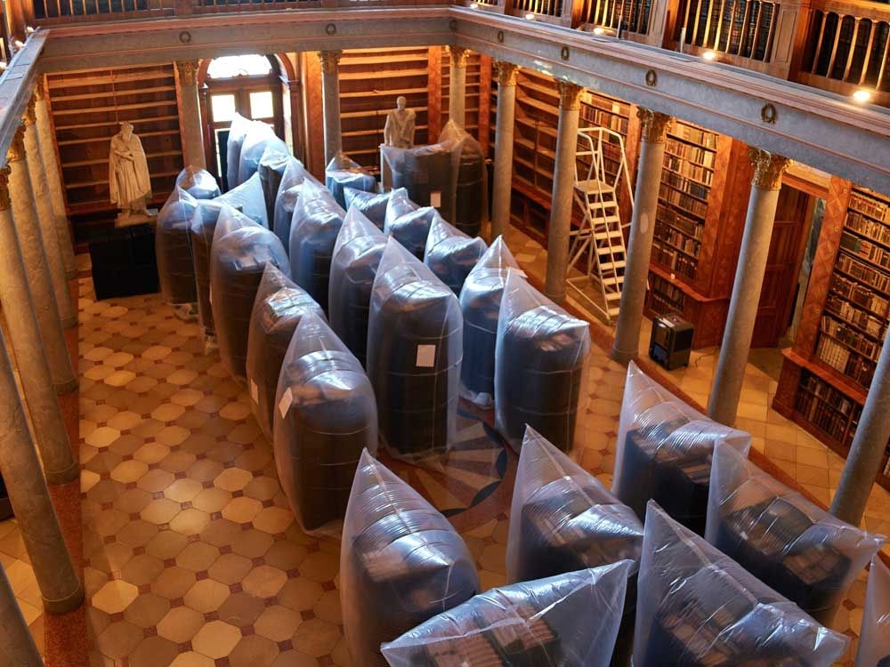 Hungary's oldest library is fighting to save 100,000 books from a beetle infestation