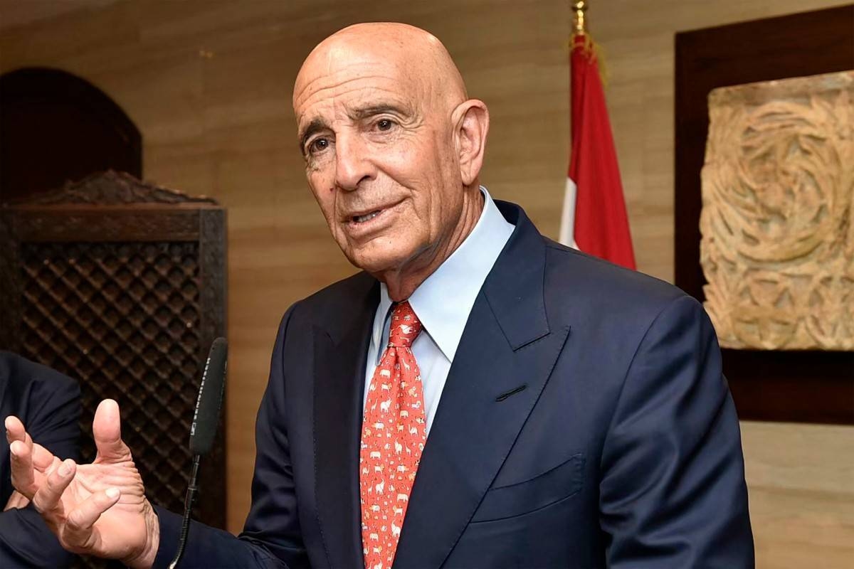 برّاك حذر لبنان من خطر وجودي ولوّح بالعودة الى "بلاد الشام"! أي عمليّة لنزع السلاح يجب أن تكون بقيادة الحكومة وبموافقة حزب الله
