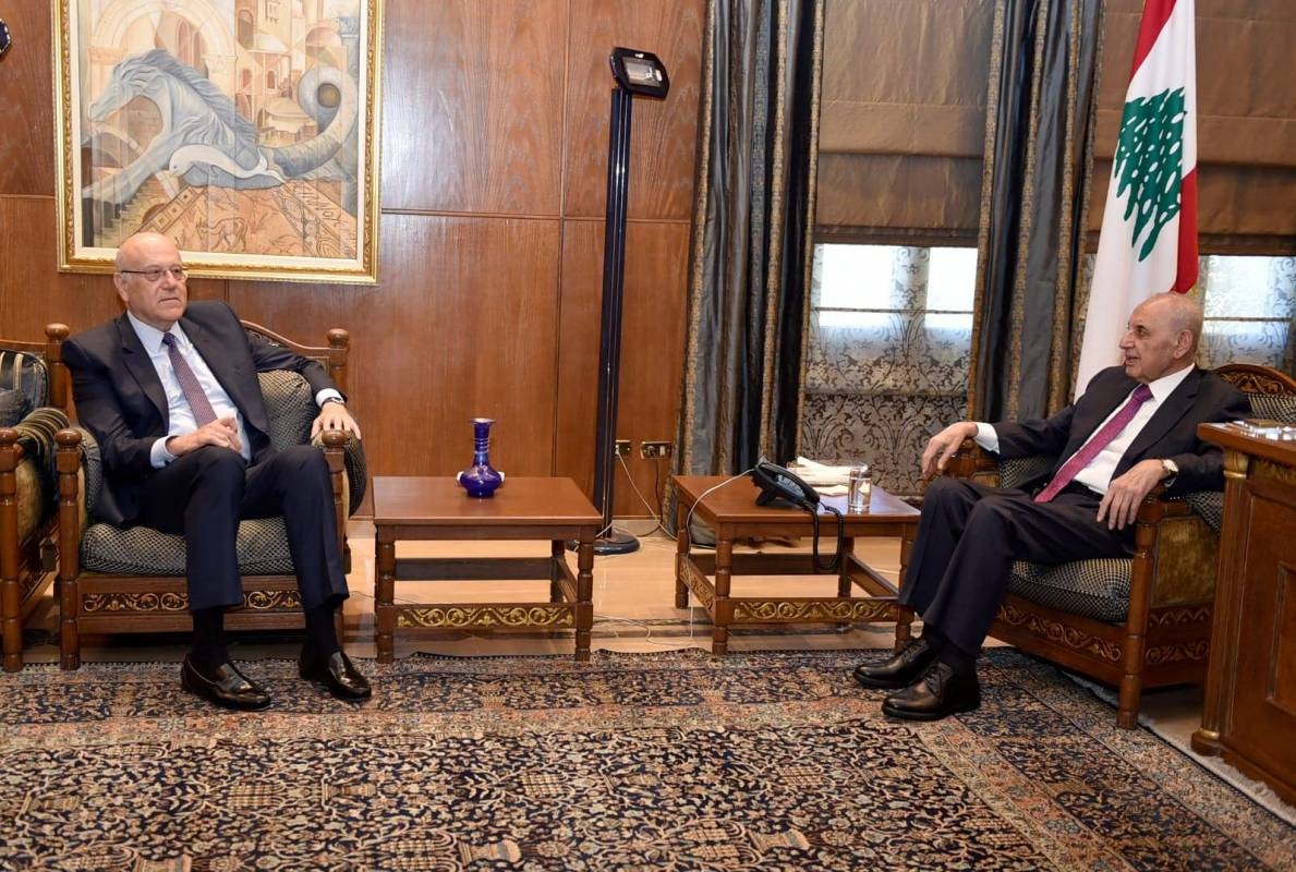 بري عرض مع ميقاتي المستجدات واستقبل مُدير مكتب السيستاني