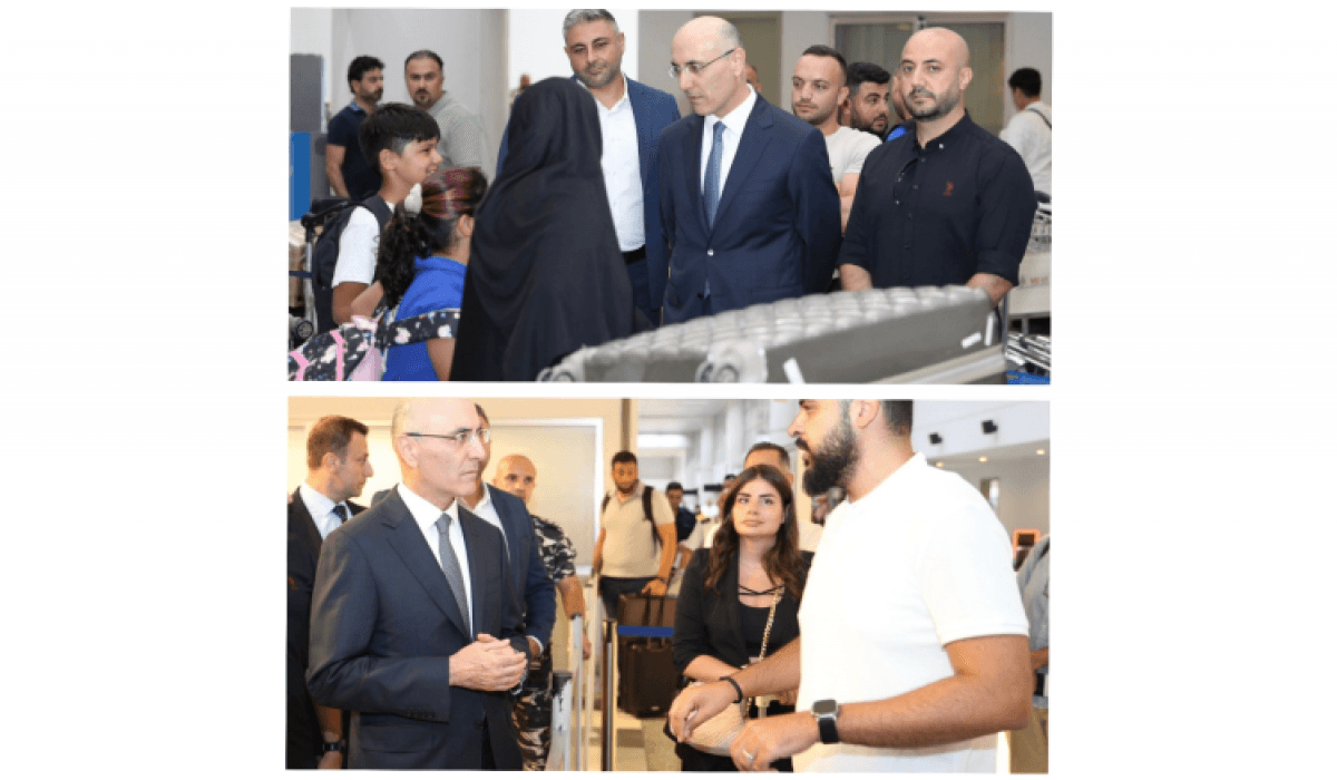 الحجار جال في المطار مطلعا على الإجراءات الأمنية والإدارية المعتمدة لضمان سلامة الوافدين والمغادرين