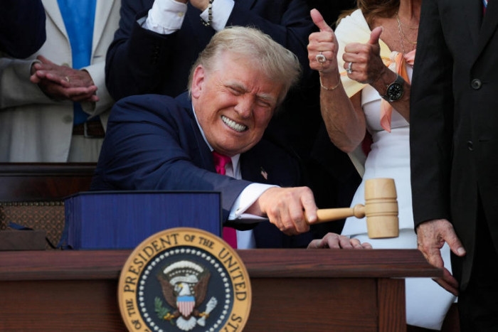 Trump says tariff letters to 12 countries signed, going out Monday