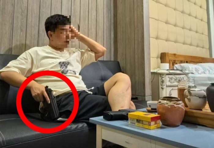 Showing off gun on social media leads to arrest in Pattaya