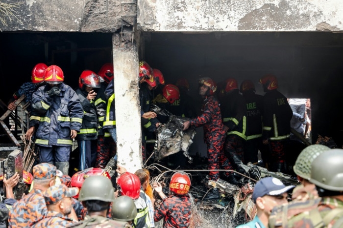 At least 16 killed as Bangladesh fighter jet crashes into school