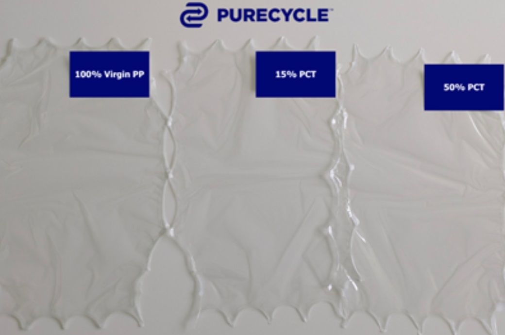 PureCycle advances BOPP film trials with recycled resin in Germany