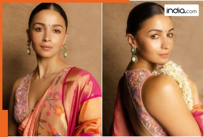 Alia Bhatt slays in a 2000-year-old style Paithani saree, it's handwoven in 75 days by special..., has pearls, crystals and...