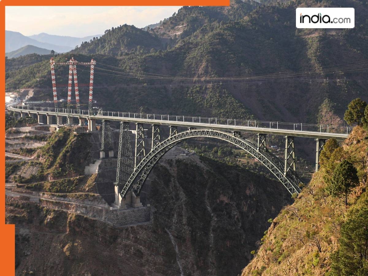 Chenab railway bridge, taller than Eiffel Tower, is constructed by..., its cost Rs...
