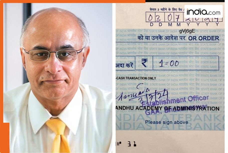Why Mindtree founder Subroto Bagchi, who donated Rs 1000000000, still holds Re 1 Cheque?