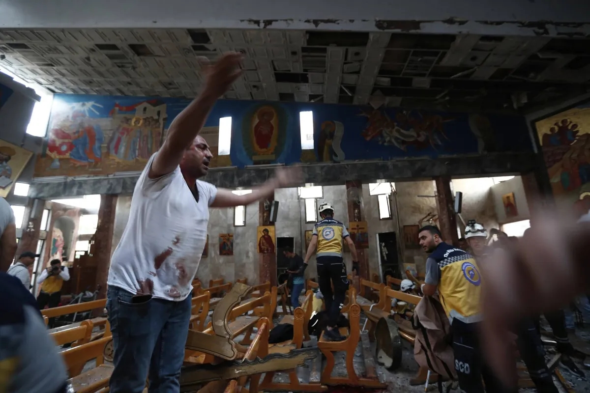 At Least 15 Killed in Suicide Bombing at Damascus Church