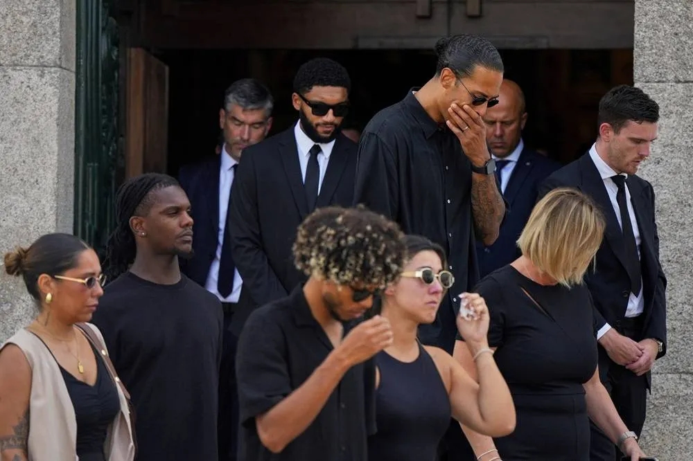 Liverpool and Portugal Players Join Family in Mourning Diogo Jota and His Brother at Funeral