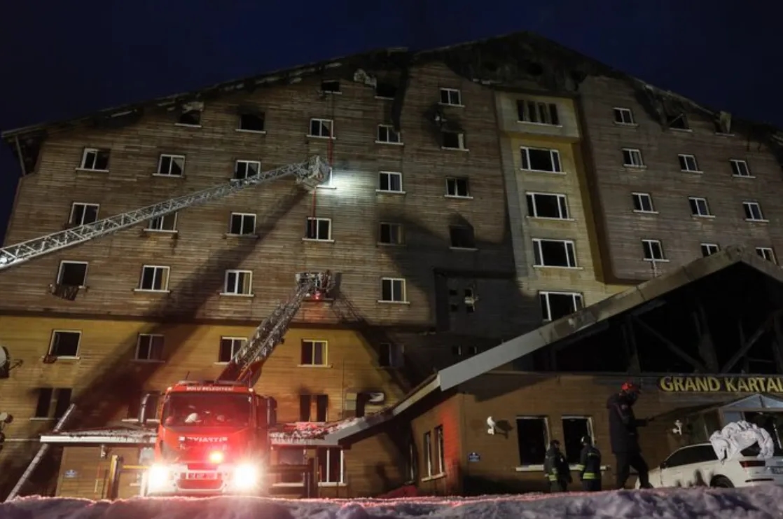 32 Go on Trial Over Fatal Hotel Fire in Türkiye