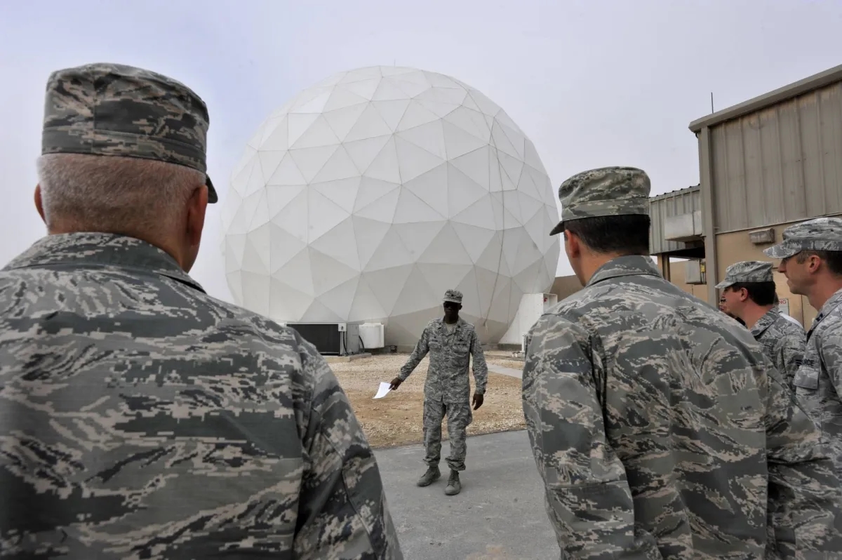 Iran Attack on Qatar Air Base Hit Geodesic Dome Used for US Communications, Satellite Photos Show