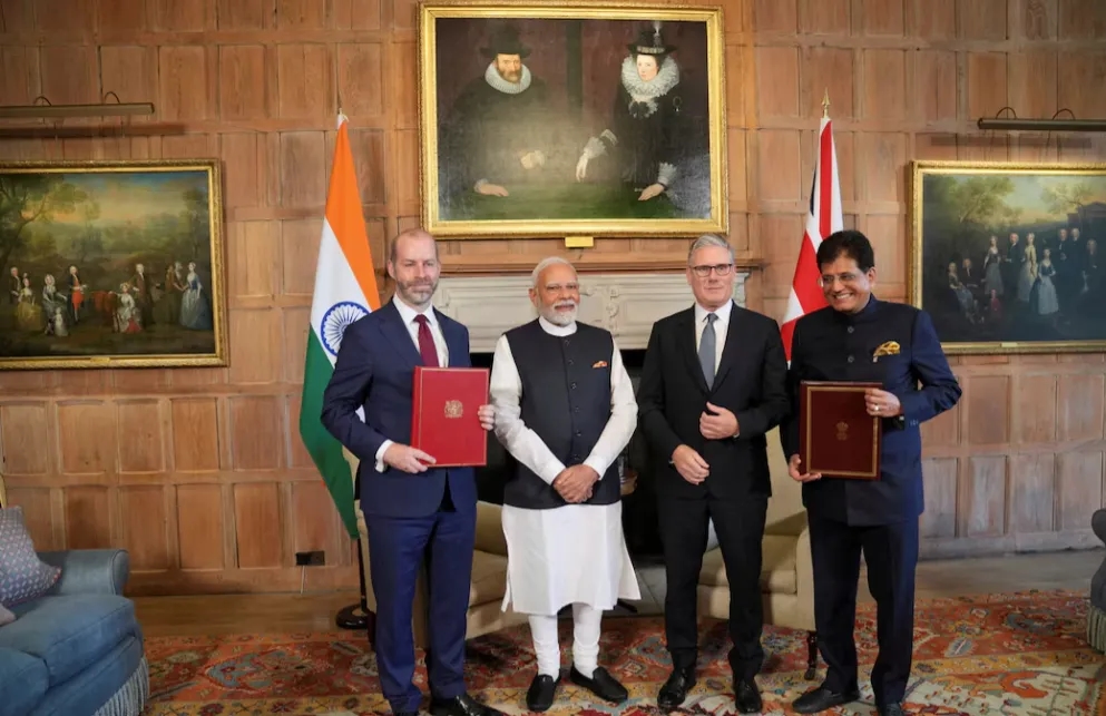 Britain, India Sign Free Trade Pact during Modi Visit